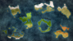 World map.